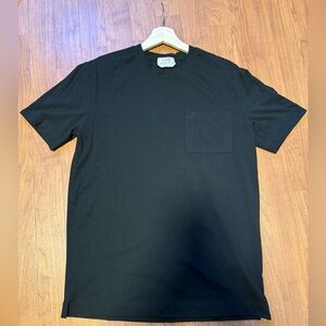 Hermés men’s black cotton T-shirt, size M, mint condition